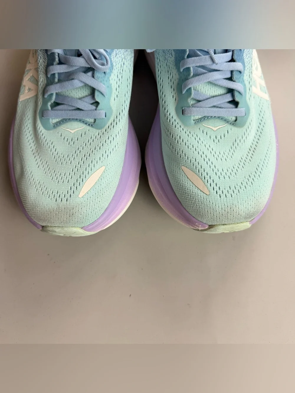 HOKA Bondi 8 Women’s Wide Running Shoes Coastal Sky Blue 9.5 / 9.5D